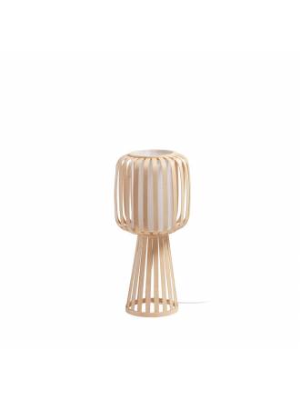 Lámpara de pie Cintia 60cm E27 bambú natural - MDC