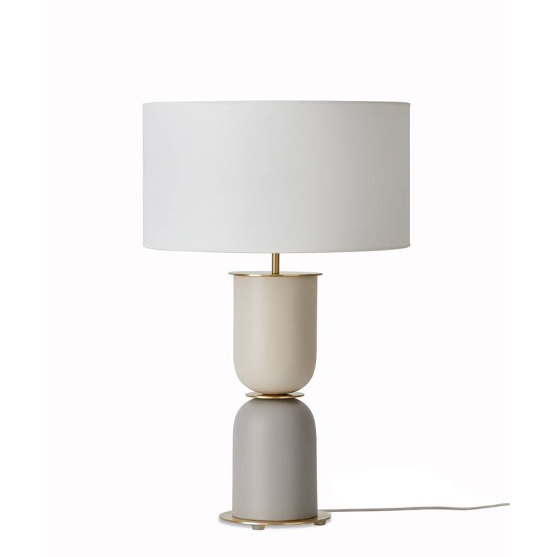 AROMAS Copo E27 ceramic gold lampshade table lamp