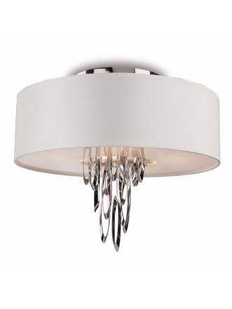 SCHULLER Domo ceiling lamp 4 lights white