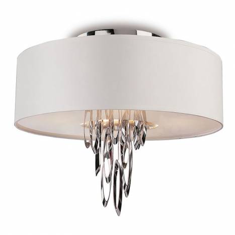 Plafón de techo Domo tela blanca 55cm - Schuller Plafón de techo Domo tela blanca 55cm - Schuller