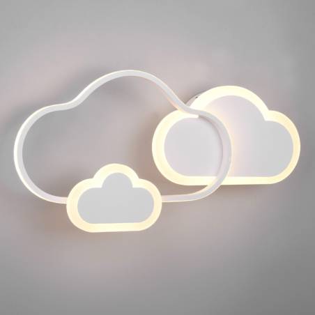 TRIO Cloudy LED RGB + remote control wall lamp detail