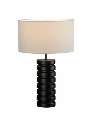 ACB Sharm E27 polyresine black table lamp