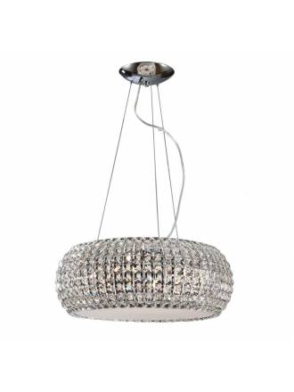 SCHULLER Diamond large pendant lamp 9L G9 chrome