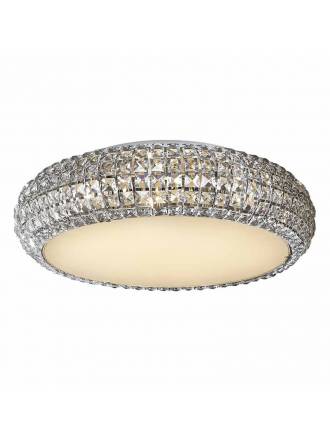 SCHULLER Diamond ceiling lamp 53cm 9L G9 chrome