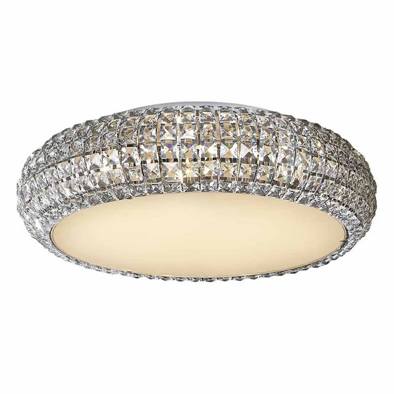SCHULLER Diamond ceiling lamp 53cm 9L G9 chrome SCHULLER Diamond ceiling lamp 53cm 9L G9 chrome