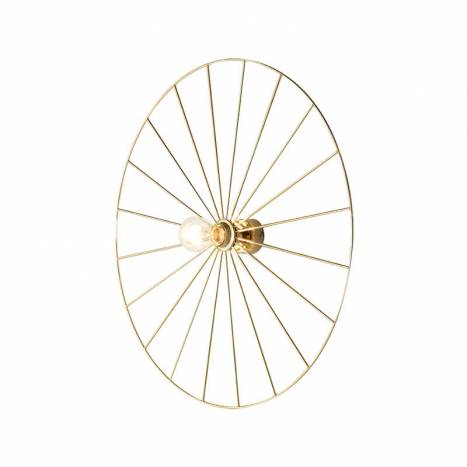 Aplique de pared Wheel 1L E27 oro - Aromas