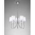 Mantra Loewe pendant lamp 5L chrome