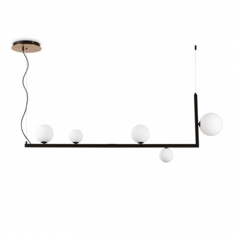 Lámpara colgante Birds 5L G9 cristal - Ideal Lux Lámpara colgante Birds 5L G9 cristal - Ideal Lux