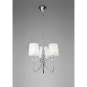 Lampara colgante Loewe 3 luces cromo de Mantra
