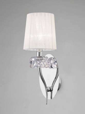 Mantra Loewe wall lamp 1L chrome