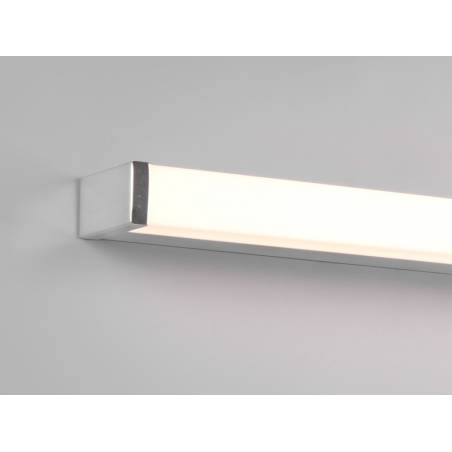 Trio Fabio LED IP44 chrome bathroom wall lamp detail