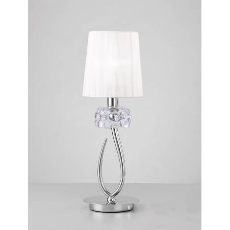 Mantra Loewe table lamp 1L chrome