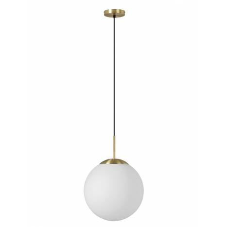 MDC Ronda 1L E27 glass gold pendant lamp