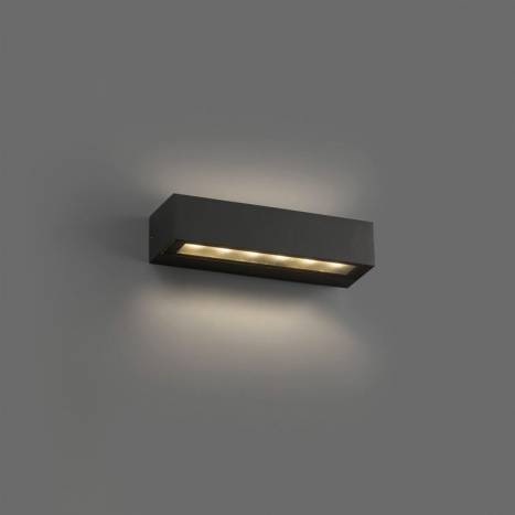 FARO Doro LED 13w IP65 grey wall lamp ambient