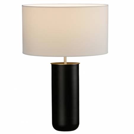 Lámpara de mesa Lindana 1L E27 negro - ACB