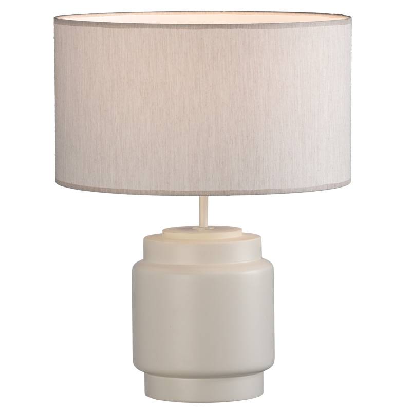 ACB Kasbah 1L E27 white table lamp