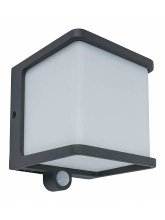 LUTEC Doblo Solar LED 8w + sensor wall lamp