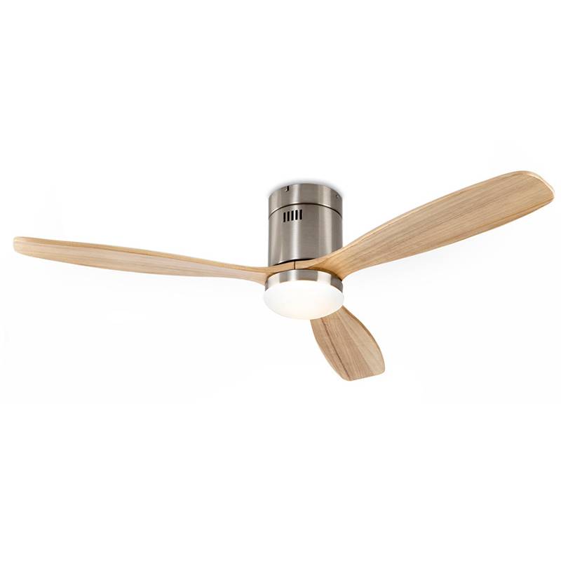 SCHULLER Siroco LED DC nickel ceiling fan SCHULLER Siroco LED DC nickel ceiling fan