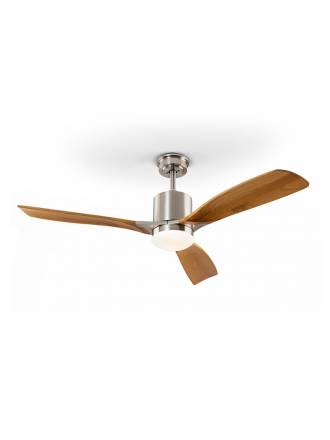 SCHULLER Anemos LED DC wood ceiling fan