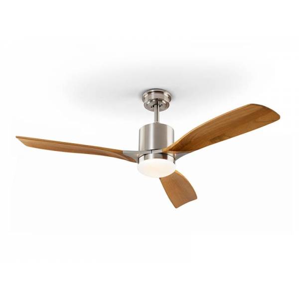 SCHULLER Anemos LED DC wood ceiling fan