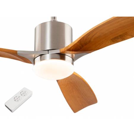 SCHULLER Anemos LED DC wood ceiling fan detail