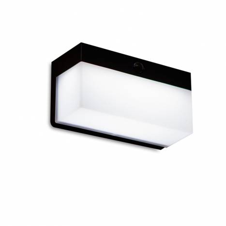 Lutec Fran LED IP44 solar + Bluetooth wall lamp