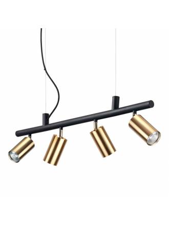 Ideal Lux Dynamite 4L GU10 pendant lamp gold