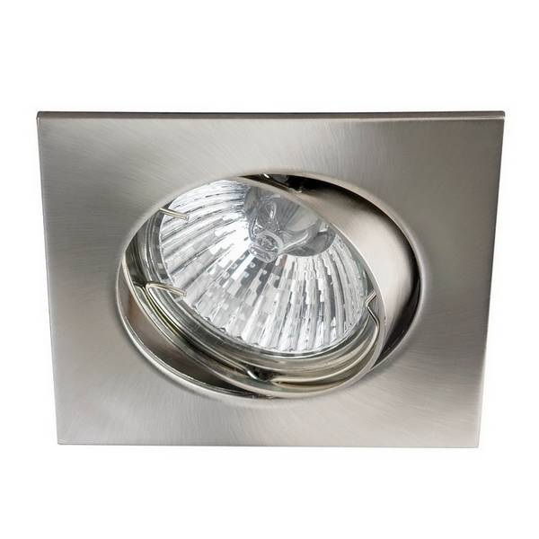 MASLIGHTING 225 square recessed light inox