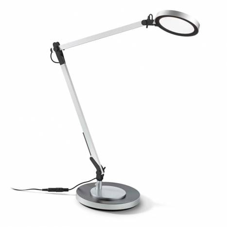 Ideal Lux Futura LED 10w aluminium table lamp