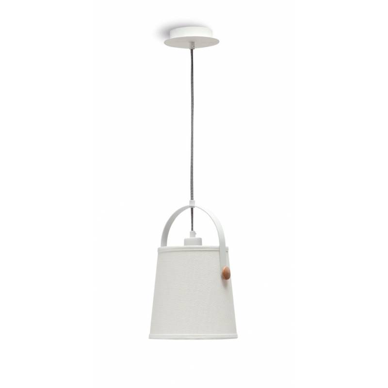 Lampara colgante Nordica 20cm blanca de Mantra Lampara colgante Nordica 20cm blanca de Mantra