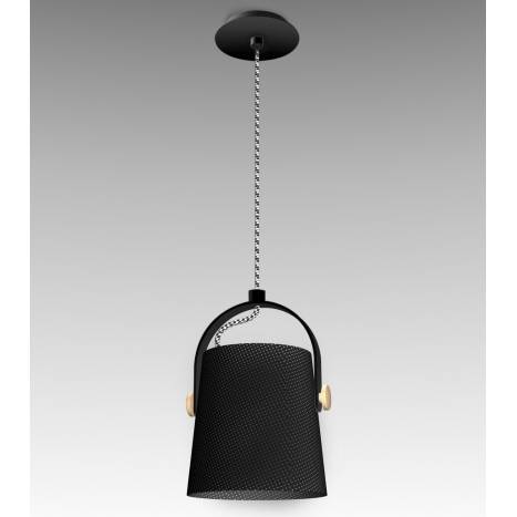 Lampara colgante Nordica 20cm negra de Mantra Lampara colgante Nordica 20cm negra de Mantra