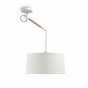 Lampara colgante Nordica 1 luz metal blanco de Mantra