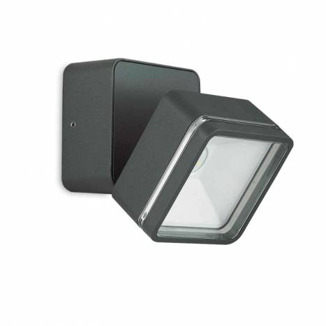 Aplique de pared Omega Square 7w IP54 antracita - Ideal Lux