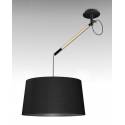 Mantra Nordica pendant lamp 1L black shade