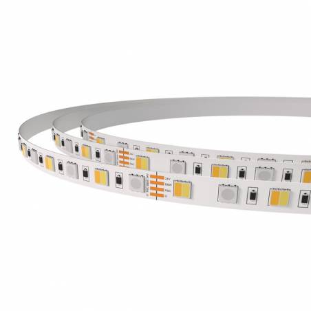 Tira LED CCT+RGB 11.2W/m IP20 24V 5 metros - Atmoss
