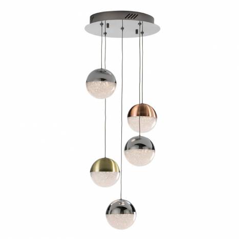 Lámpara colgante Sphere 5L colores - Schuller Lámpara colgante Sphere 5L colores - Schuller