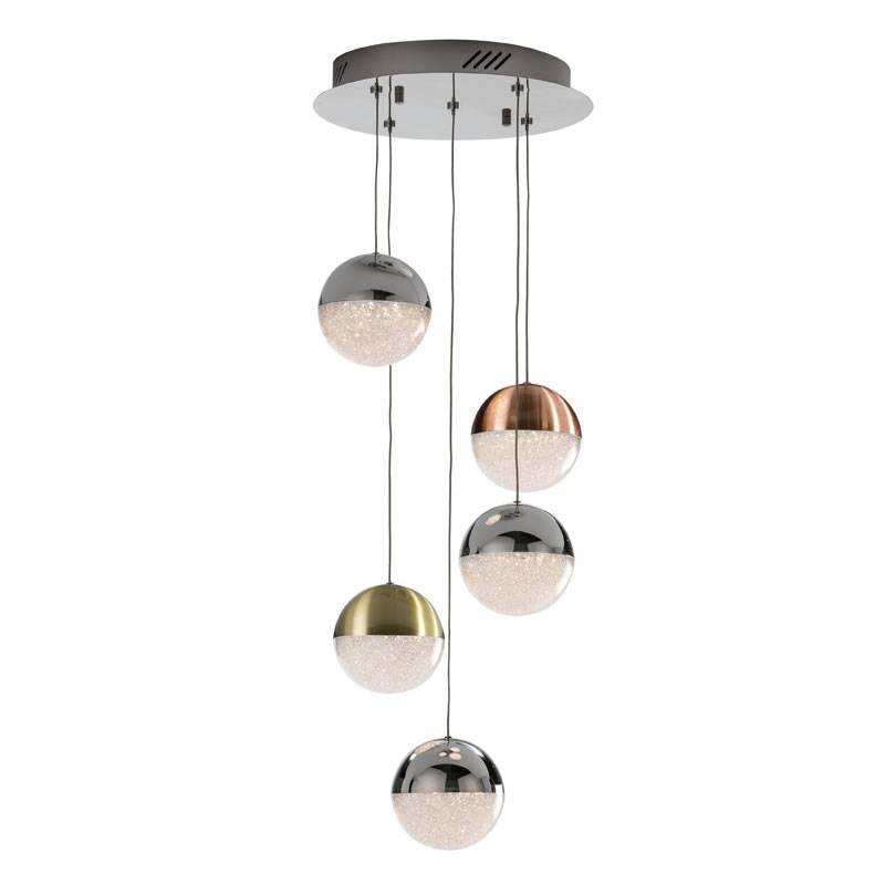Lámpara colgante Sphere 5L colores - Schuller Lámpara colgante Sphere 5L colores - Schuller