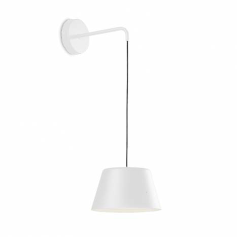 OLE by FM Sento 1L fixed 22cm white wall lamp