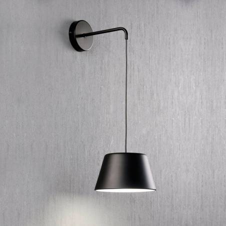 OLE by FM Sento 1L fixed 22cm black wall lamp ambient 1