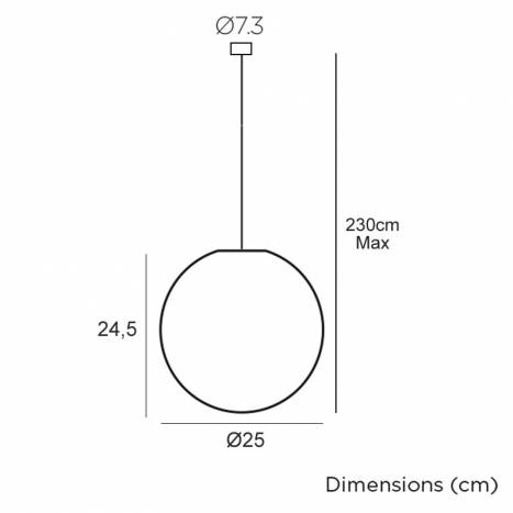 NEWGARDEN Pianeta IP44 E27 pendant lamp