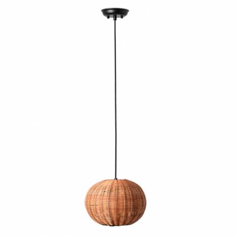 Lámpara colgante Haka E27 25cm ratán - Faro Lámpara colgante Haka E27 25cm ratán - Faro