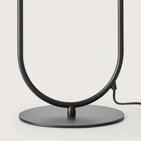 Lámpara de mesa Abbacus 1L G9 negro - Aromas
