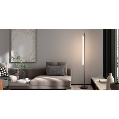 Lámpara de pie Oslo Led negro ambiente - MDC