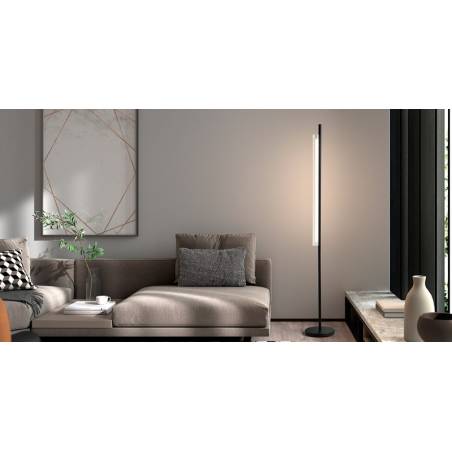 Lámpara de pie Oslo Led negro ambiente - MDC