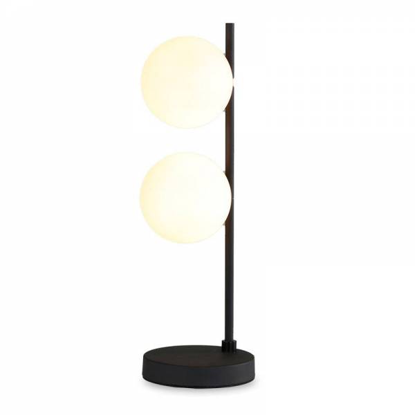 Lámpara de mesa Doris 2L G9 cristal negro - ACB