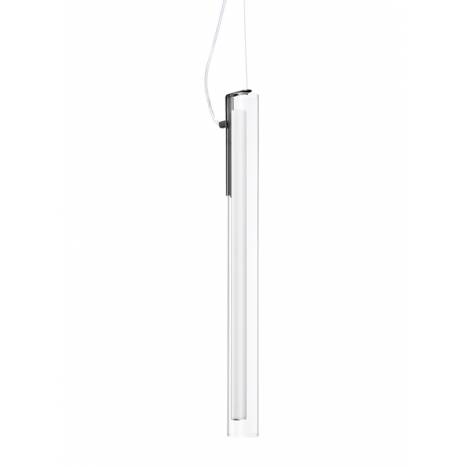 Lámpara colgante Oslo LED vertical negro detalle - MDC