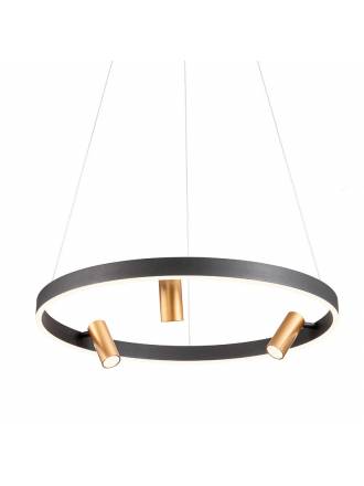 REDO Summit LED 60cm black pendant lamp