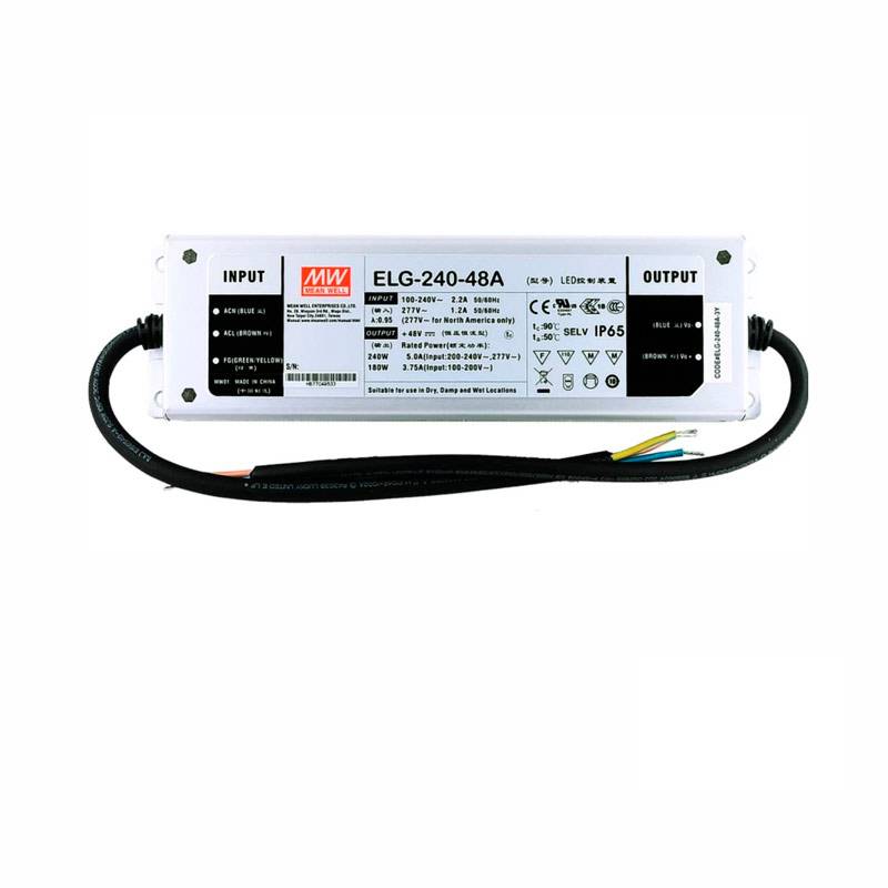 Transformador Mean Well 240W 24V 10,0A IP65 Regulable