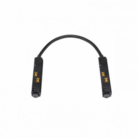 Unión carril magnético superficie 48v negro detalle Beneito Faure