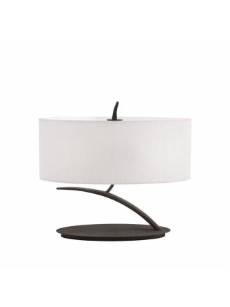 Mantra Eve table lamp forja cream 2L oval